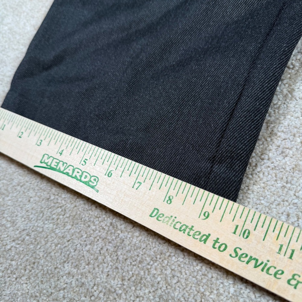 Banana Republic Emerson Trousers Mens 38x32 Gray 100% Wool Relaxed Leg NEW - Picture 8 of 10